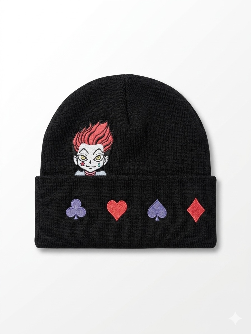 Hunter x Hunter Hisoka Black Knit Beanie Hat Anime Licensed One Size Cosplay